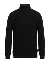 ナパピリ メンズ アウター ニット・セーター NAPAPIJRI タートルネック Black ブラックのサムネイル