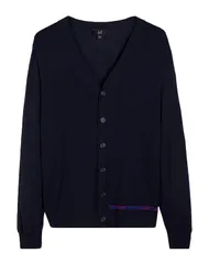 ダンヒル メンズ アウター カーディガン DUNHILL カーディガン Midnight Blue ブルーのサムネイル