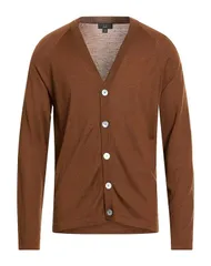 ダンヒル メンズ アウター カーディガン DUNHILL カシミヤニット Brown ブラウンのサムネイル