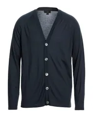 ダンヒル メンズ アウター カーディガン DUNHILL カシミヤニット Midnight Blue ブルーのサムネイル
