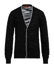 ミッソーニ メンズ アウター カーディガン MISSONI カーディガン Black ブラックのサムネイル