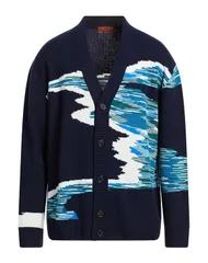 ミッソーニ メンズ アウター カーディガン MISSONI カーディガン Navy ネイビーのサムネイル