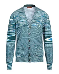 ミッソーニ メンズ アウター カーディガン MISSONI カーディガン Azure Blue ブルーのサムネイル