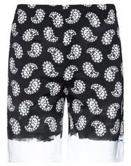 エムエスジイエム メンズ ボトムス ハーフパンツ・ショーツ MSGM ショートパンツ＆バミューダパンツ Black ブラックのサムネイル