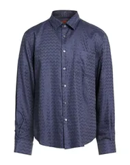 【送料無料】 ミッソーニ メンズ シャツ トップス 柄入りシャツ Blue Gray