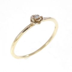K9 ダイヤモンドゴールドリング diamond 9金 gold ring - メルカリ