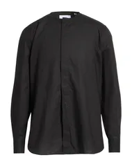 ラルディーニ メンズ トップス シャツ LARDINI 無地シャツ Black ブラックのサムネイル