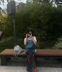 Rooof ルーフ ワンピース その他 その他総柄 袖なし ひざ丈 タイト