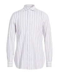 イザイア メンズ トップス シャツ ISAIA ストライプ柄シャツ White ホワイトのサムネイル