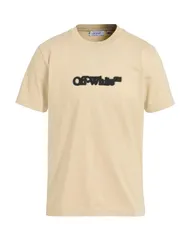 【送料無料】 オフホワイト メンズ Tシャツ トップス Ｔシャツ Beige
