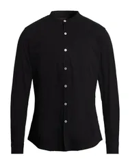 メッサジェリエ メンズ トップス シャツ MESSAGERIE 無地シャツ Black ブラックのサムネイル