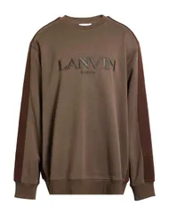 ランバン メンズ アウター パーカー・スウェット LANVIN スウェット Dark Brown ブラウンのサムネイル
