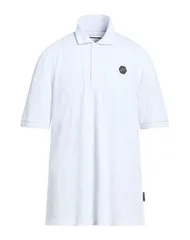 フィリッププレイン メンズ トップス ポロシャツ PHILIPPLEIN ポロシャツ White ホワイトのサムネイル