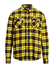 グレイ ダニエレ アレッサンドリー二 メンズ トップス シャツ GREY DANIELE ALESSANDRINI チェック柄シャツ Yellow イエローのサムネイル