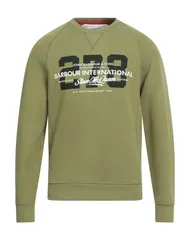 バブアー メンズ アウター パーカー・スウェット BARBOUR スウェット Light Green グリーンのサムネイル