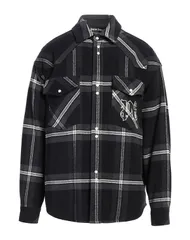 パーム・エンジェルス メンズ トップス シャツ PALM ANGELS チェック柄シャツ Black ブラックのサムネイル