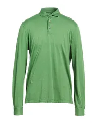 フェデーリ メンズ トップス ポロシャツ FEDELI ポロシャツ Green グリーンのサムネイル