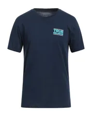 【送料無料】 トゥルーレリジョン メンズ Tシャツ トップス Ｔシャツ Navy