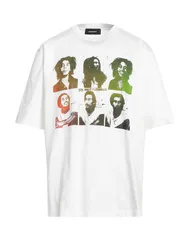 ディースクエアード メンズ トップス Tシャツ DSQUARED2 Ｔシャツ White ホワイト