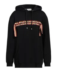 ランバン メンズ アウター パーカー・スウェット LANVIN パーカー Black ブラックのサムネイル