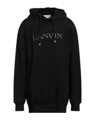 ランバン メンズ アウター パーカー・スウェット LANVIN スウェット Black ブラックのサムネイル