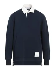 トムブラウン メンズ トップス ポロシャツ THOM BROWNE ポロシャツ Midnight Blue ブルーのサムネイル