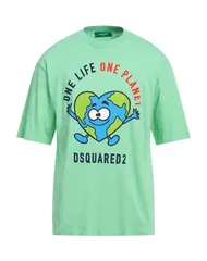 ディースクエアード メンズ トップス Tシャツ DSQUARED2 Ｔシャツ Light Green グリーン