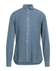 ボリオリ メンズ トップス シャツ BOGLIOLI 無地シャツ Blue Gray グレーのサムネイル