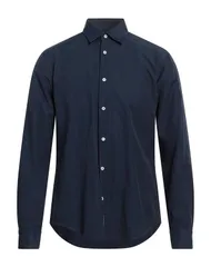 コスチュームナショナル メンズ トップス シャツ COSTUME NATIONAL 無地シャツ Navy ネイビー