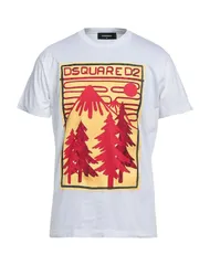 ディースクエアード メンズ トップス Tシャツ DSQUARED2 Ｔシャツ White ホワイト