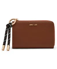 アンクライン レディース アクセサリー 財布 Anne Klein Zipper Bifold Wallet Brown ブラウンのサムネイル