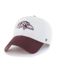 【送料無料】 47ブランド メンズ 帽子 アクセサリー Mens and Womens StoneBurgundy Baltimore Ravens Love Letter Clean Up Adjustable Hat Stone Burgundy