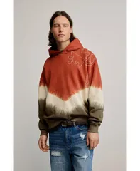 デジグアル メンズ アウター パーカー・スウェット シャツ Desigual Mens Tiedye sweatshirt No Colorのサムネイル