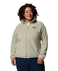 【送料無料】 コロンビア レディース ジャケット・ブルゾン アウター Plus Size Benton Springs Fleece Jacket Safari
