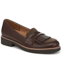 ナチュライザー レディース シューズ スリッポン・ローファー Naturalizer Womens Pacey Tailored Penny Loafers Chocolate Faux LeatherFabric チョコレート