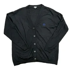 LOEWE アナグラム カーディガン M ブラック レディース ロゴ ウール ニット ギフト プレゼント