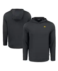カッターアンドバック メンズ アウター パーカー・スウェット Cutter Buck Mens Black Iowa Hawkeyes Coastlinepicomfort Eco Long Sleeのサムネイル