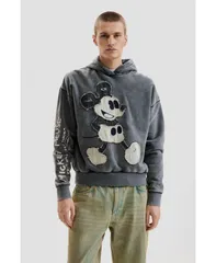 デジグアル メンズ アウター ニット・セーター スウェット シャツ Desigual Mens Mickey Sweatshirt Dark grey グレーのサムネイル