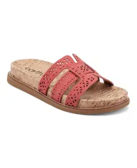 【送料無料】 アース レディース スリッポン・ローファー シューズ Womens Fairren Flat SlipOn Footbed Sandals Red
