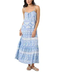 オニール レディース トップス ワンピース マキシ ONeill Womens Tasmin Maxi Dress Azurineのサムネイル