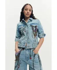 【送料無料】 デジグアル レディース ジャケット・ブルゾン アウター Womens Denim Trucker Jacket Medium blue