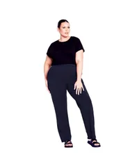 【送料無料】 アベニュー レディース カジュアルパンツ ボトムス Womens Active Pant Navy