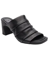 アッシュ レディース シューズ スリッポン・ローファー サンダル ASH Womens Eva SlipOn Dressandals Black Leather ブラックのサムネイル