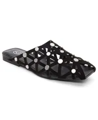 アッシュ レディース シューズ スリッポン・ローファー ASH Womens Bone SlipOn Mule Flats Black Suede ブラックのサムネイル