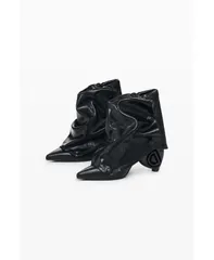 デジグアル レディース シューズ ブーツ・レインブーツ アンクル Desigual Womens Foldover ankle boot Black ブラックのサムネイル