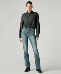 【送料無料】 リーバイス レディース デニムパンツ ジーンズ ボトムス 315 Shaping Mid Rise Lightweight Bootcut Jeans Space Odyssey