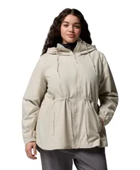 コロンビア レディース アウター ジャケット・ブルゾン フーデッドジャケット プラスサイズ Columbia Plusize Lillian Ridge II Hooded Jacket Dark Stone ストーン