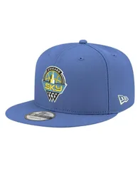 ニューエラ メンズ アクセサリー 帽子 ロゴ New Era Mens and Womensky Blue Chicago Sky Logo 9FIFTY Snapback Hat Light Blue ブルー