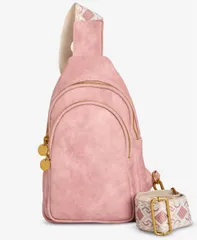 スタイルアンドコー レディース バッグ Style Co Webbing Strap Small Sling Bag Exclusively at Macys Coral Dusk コーラル