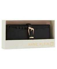 アンクライン レディース アクセサリー 財布 Anne Klein 2 Piece Gift Set with Sculpted Buckle Wallet and Removeable Card Oのサムネイル